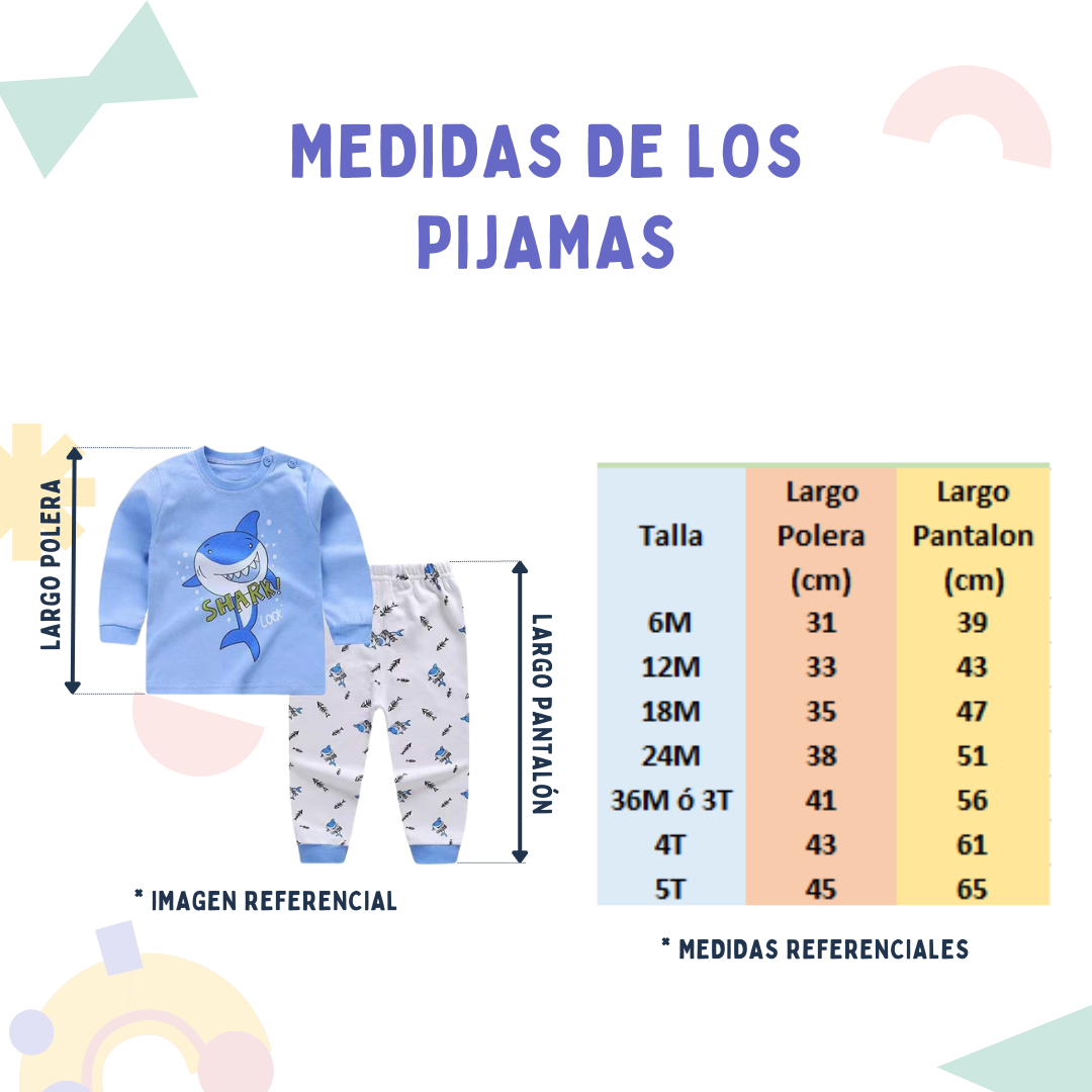 CONJUNTO PIJAMA LARGA ALGODON NIÑO CAFE CLARO OSITO BEBES MANGA LARGA - 2
