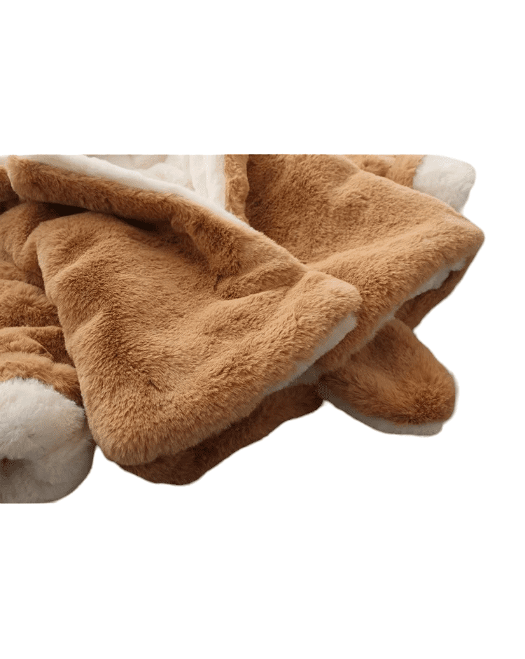 POLERON PELUDITO CON COLITA Y OREJITAS PARA NIÑOS NIÑAS Y BEBÉS - 4