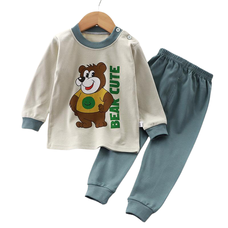 PIJAMA PARA NIÑOS Y BEBE S ALGODON MANGA LARGA - 1