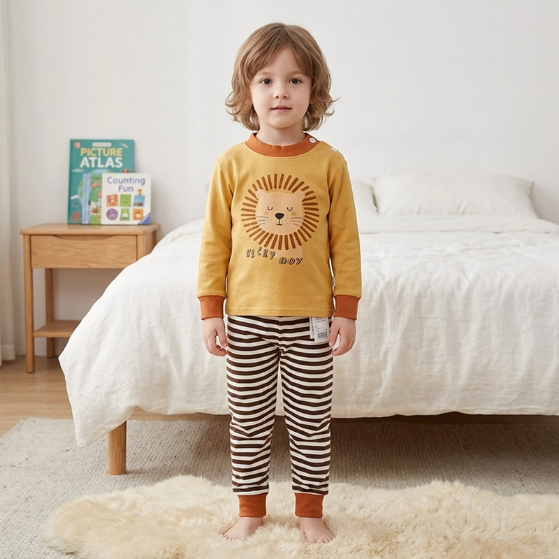 PIJAMA LEONCITO PARA NIÑOS Y BEBE S 100% ALGODON - 3