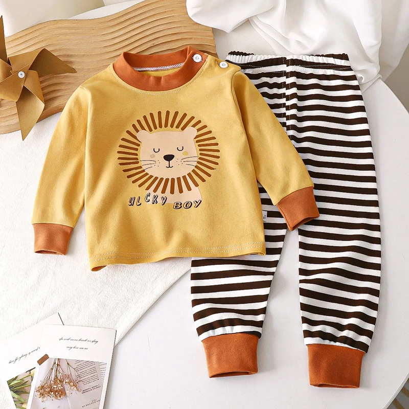 PIJAMA LEONCITO PARA NIÑOS Y BEBE S 100% ALGODON - 4