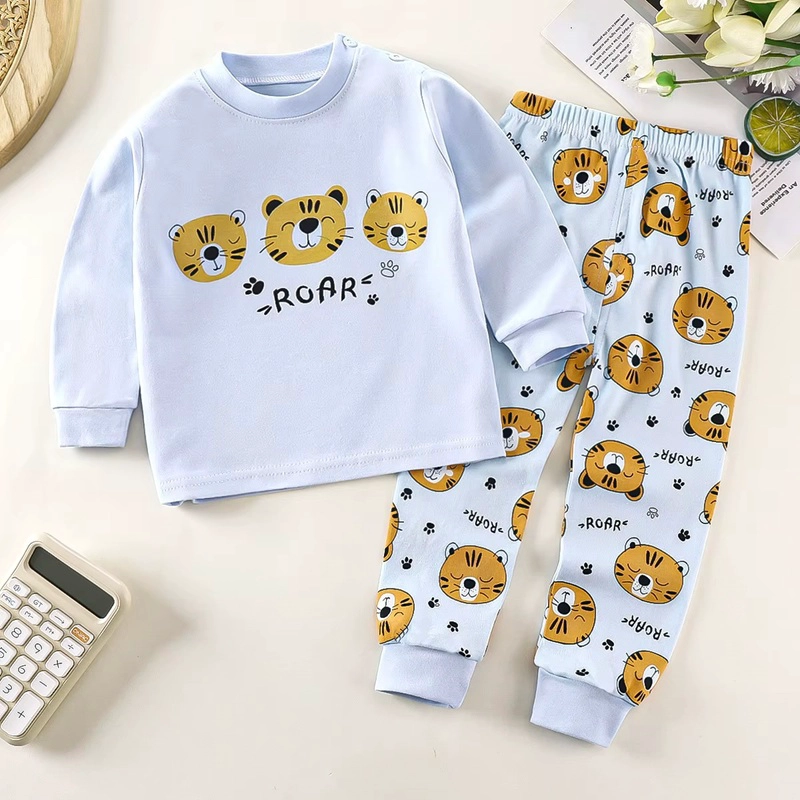 PIJAMA LEONCITOS PARA NIÑOS Y BEBE S 100% ALGODON - 3