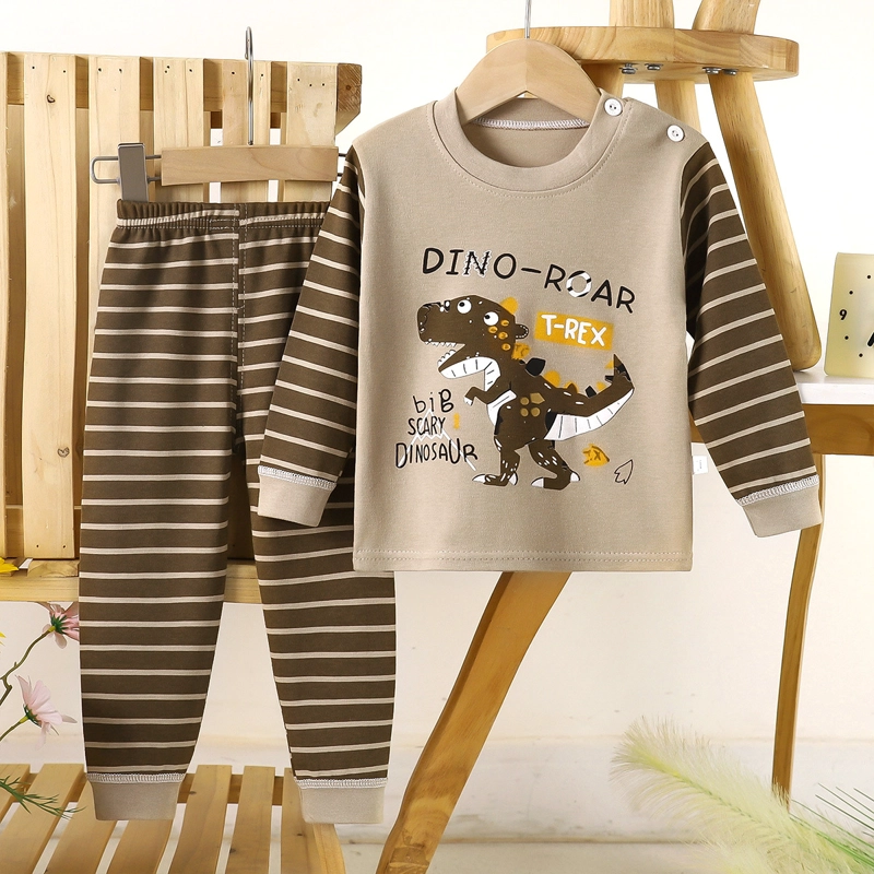 PIJAMA DINOSAURIO PARA NIÑOS Y BEBE S 100% ALGODON - 3