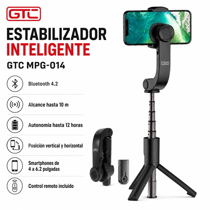 ESTABILIZADOR DE IMAGENES Y VIDEO PARA CELULAR INTELIGENTE - 9