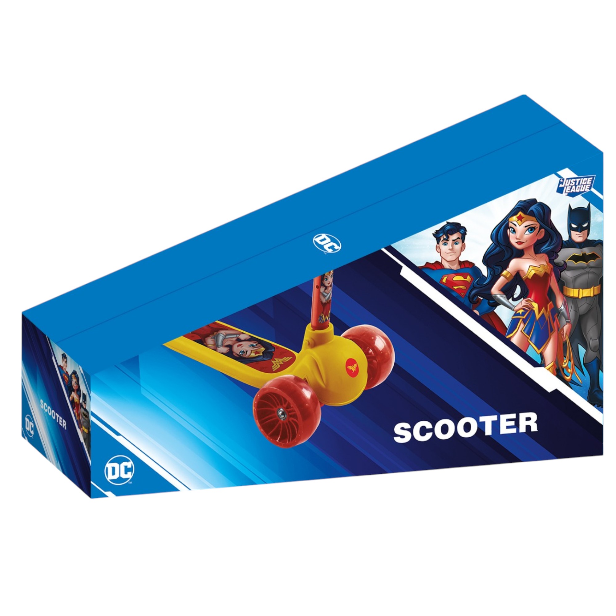 SCOOTER INFANTIL REFORZADO MUJER MARAVILLA DC COMICS 3 RUEDA - 4