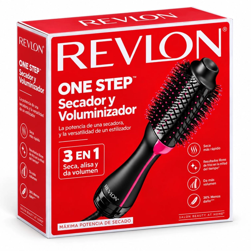 CEPILLO ELÉCTRICO REVLON RVDR5222LA2 SECADOR VOLUMINIZADOR ONE STEP PROFESIONAL - 7