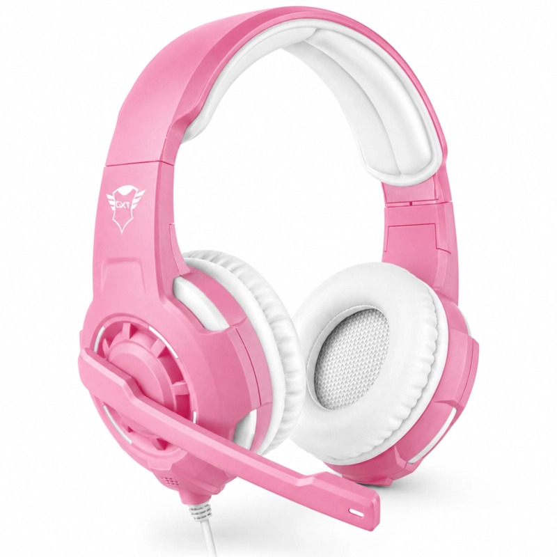 AUDÍFONOS GAMER TRUST HEADSET GXT310 RADIUS MULTIPLATAFORMA ROSADO - 2