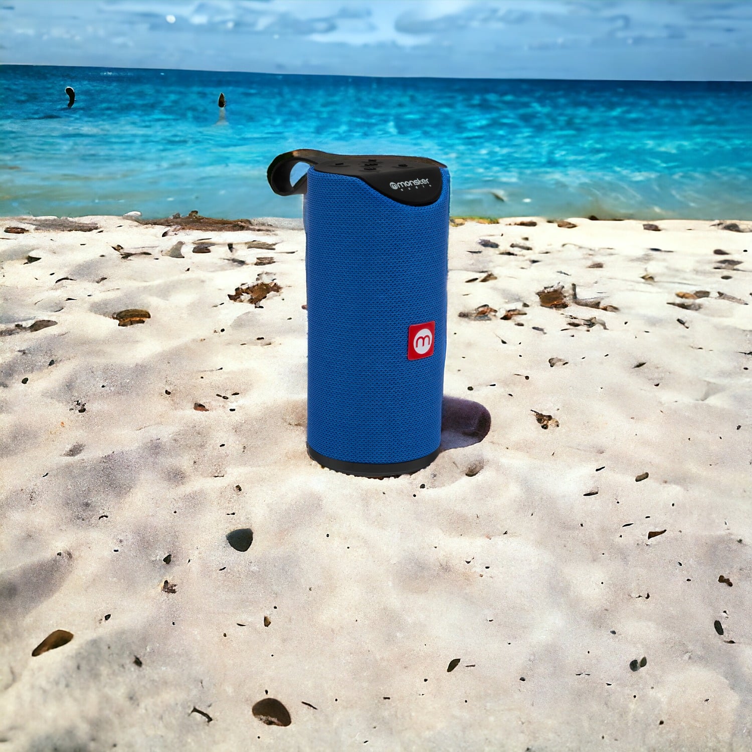 PARLANTE BLUETOOTH MONSTER AUDIO P450 PORTÁTIL WATERPROOF AZUL - 2