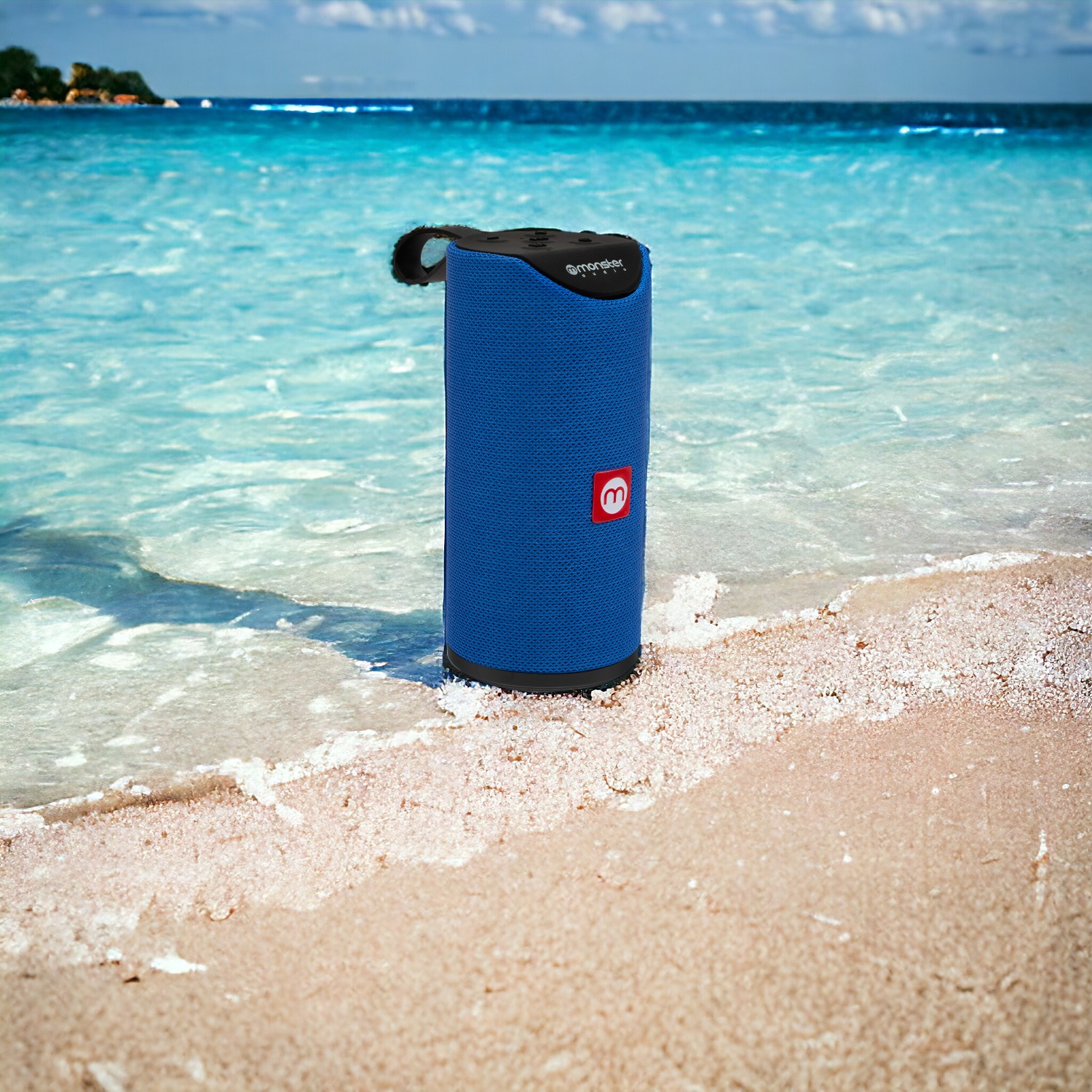 PARLANTE BLUETOOTH MONSTER AUDIO P450 PORTÁTIL WATERPROOF AZUL - 4
