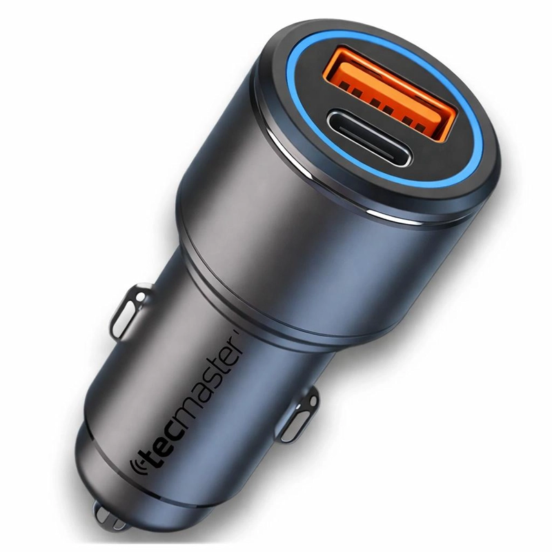 CARGADOR DE AUTO 12V 42W MAX USB-C+ USB POWER DELIVERY Q.C - 1