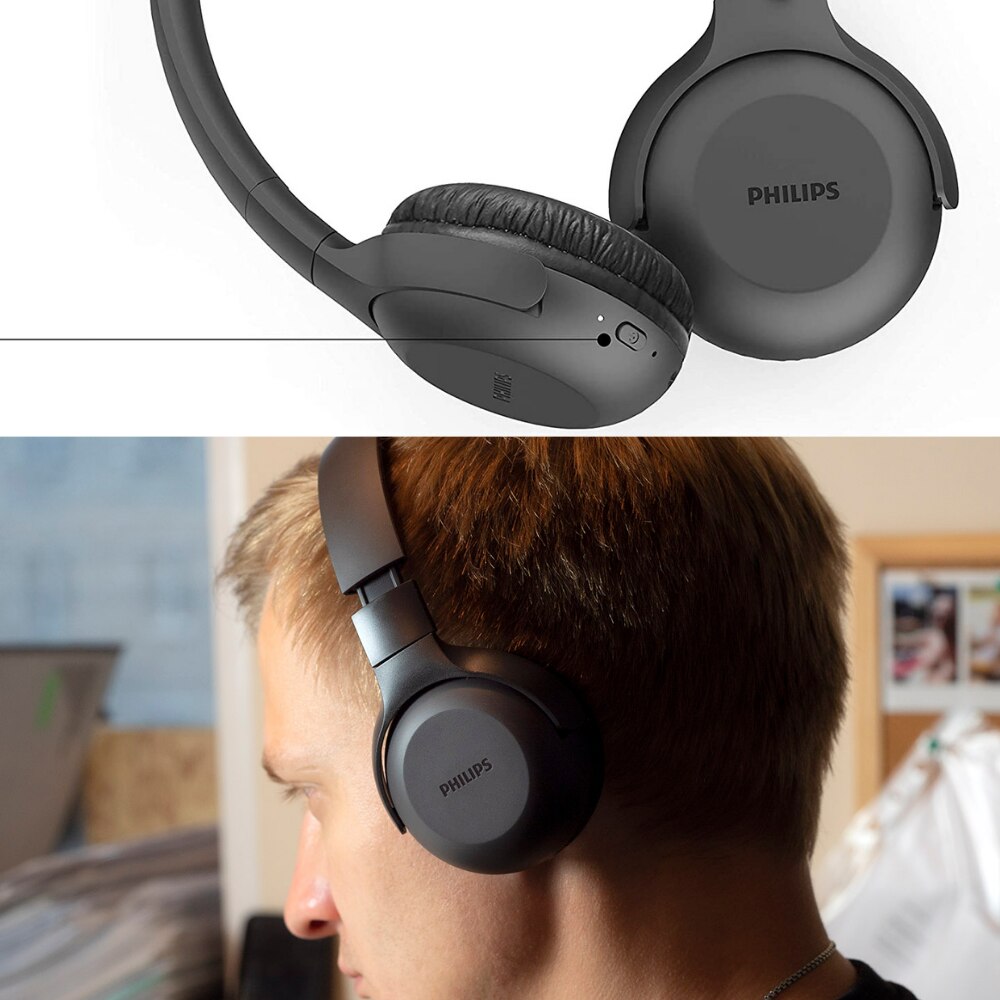 AUDÍFONOS PHILIPS TAUH202BK PLEGABLE 15H AUTONOMÍA BLUETOOTH - 8