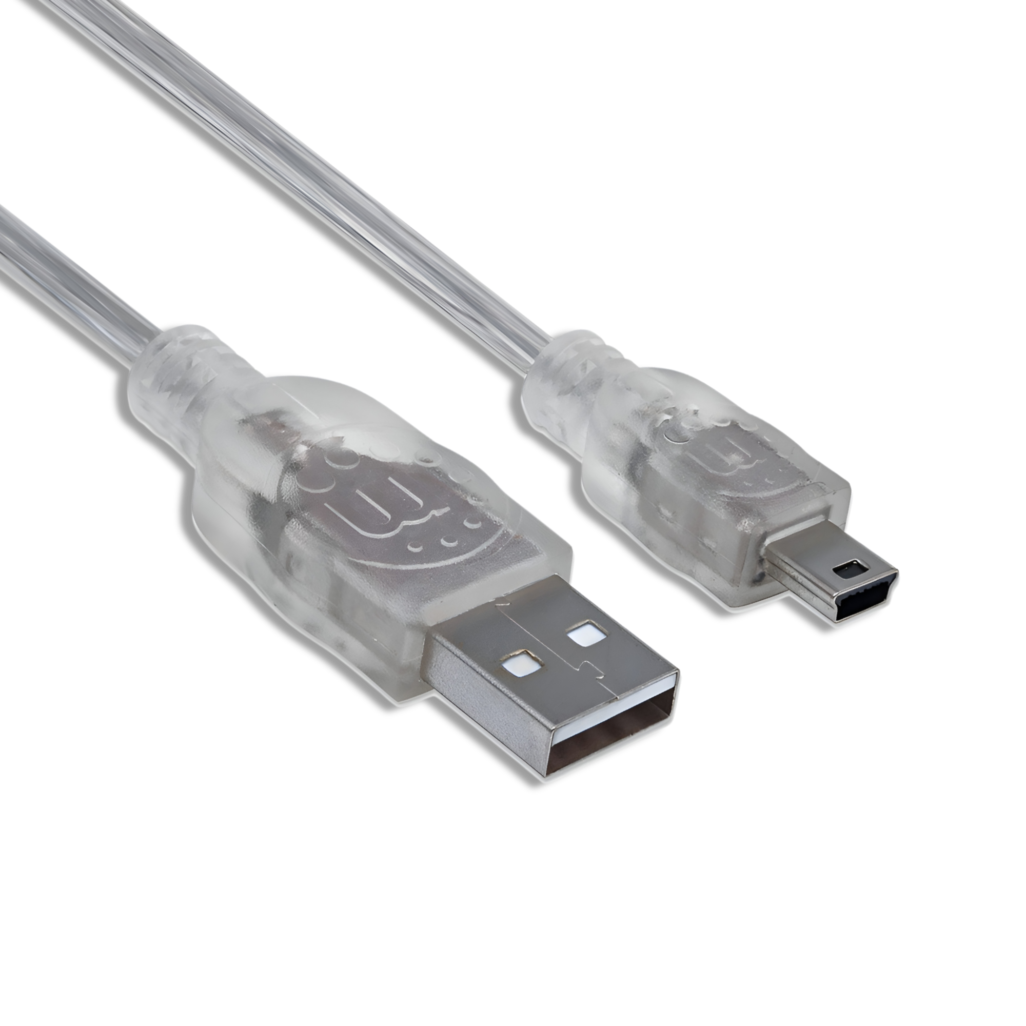 CABLE DE DATOS MINI USB PROFESIONAL 1.8M MANHATTAN 5PINES V3 - 1