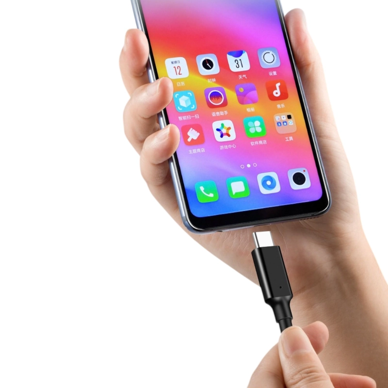 CABLE DE DATOS USB-C A USB-A MULTIPLATAFORMAS 2.5 METROS 3A - 2