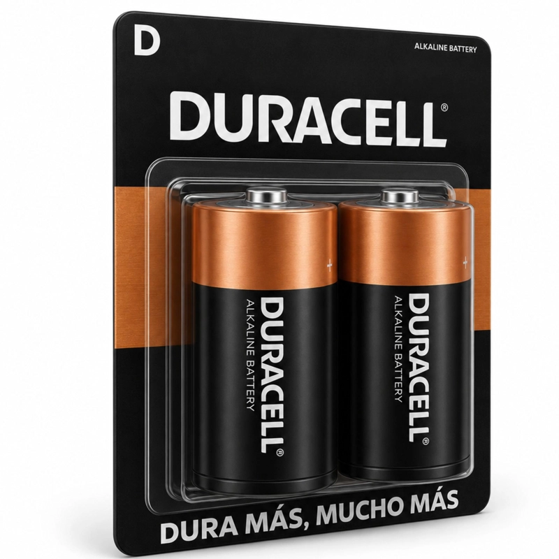 PILA DURACELL D ALCALINA EXTRA DURACIÓN - 2