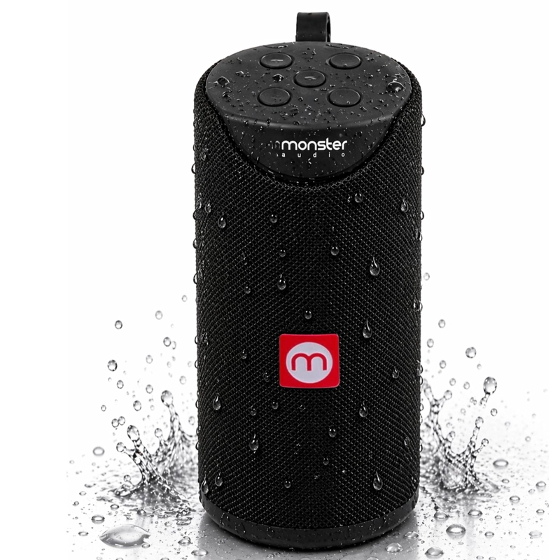 PARLANTE BLUETOOTH MONSTER AUDIO P450 PORTÁTIL WATERPROOF NEGRO - 2