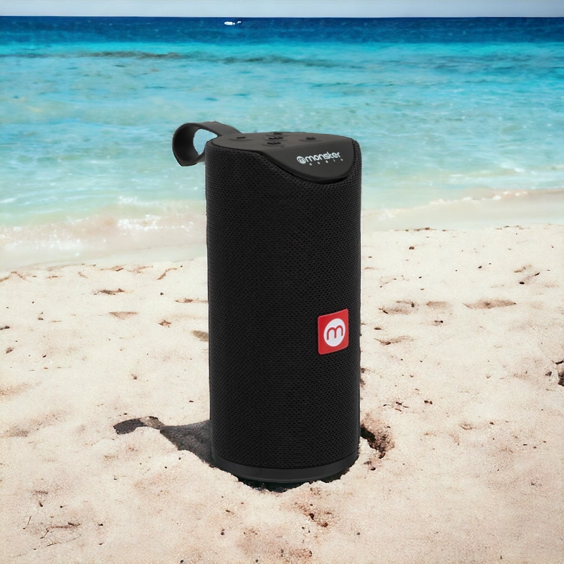 PARLANTE BLUETOOTH MONSTER AUDIO P450 PORTÁTIL WATERPROOF NEGRO - 3