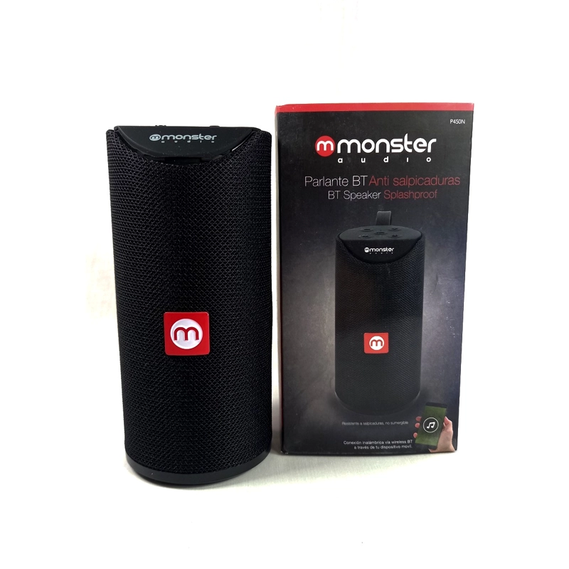 PARLANTE BLUETOOTH MONSTER AUDIO P450 PORTÁTIL WATERPROOF NEGRO - 8