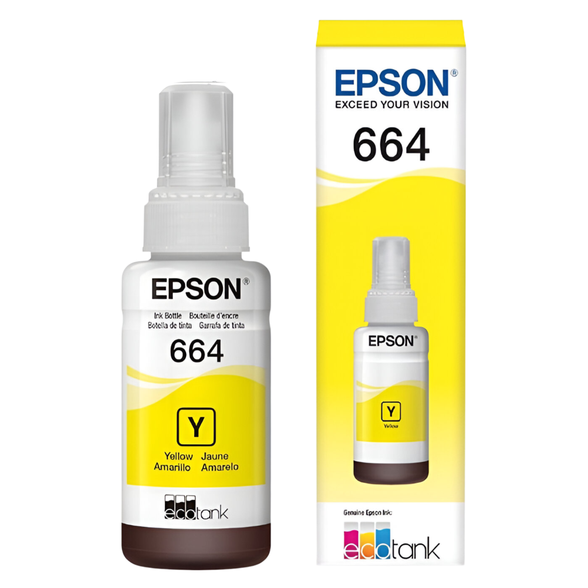 TINTA EPSON AMARILLO 664 ORIGINAL 70ML PREMIUM EDITION - 2