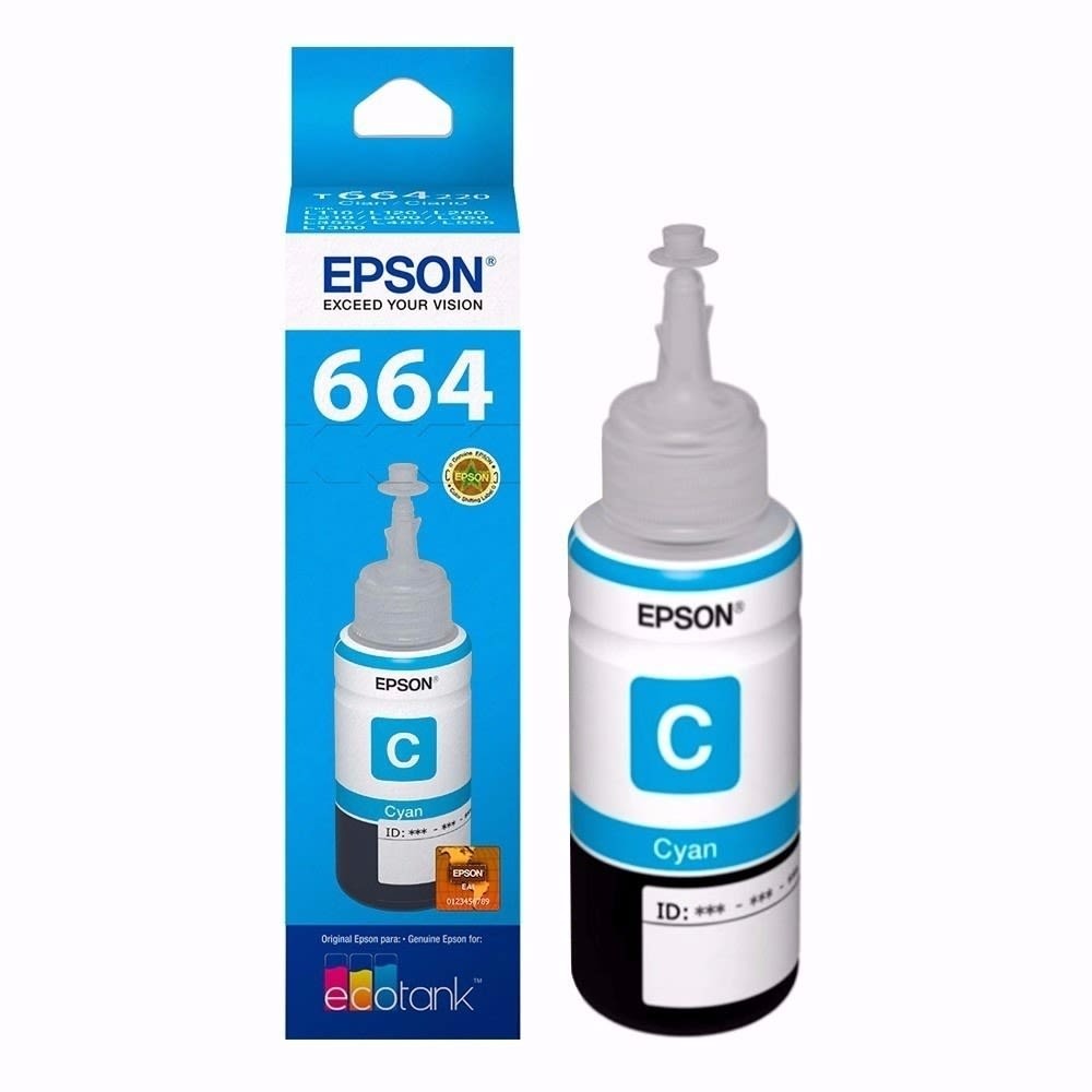 TINTA EPSON CYAN 664 ORIGINAL 70ML PREMIUM EDITION - 2