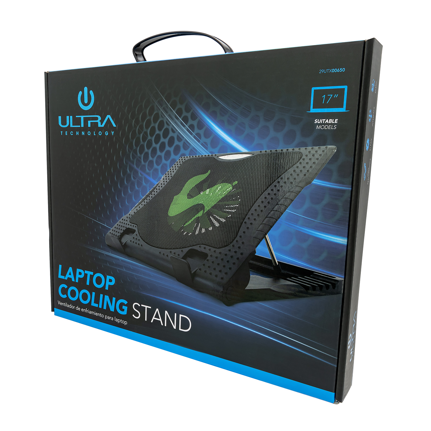VENTILADOR ULTRA NOTEBOOK 10” A 17” HIGH SPEED FAN 160MM - 5