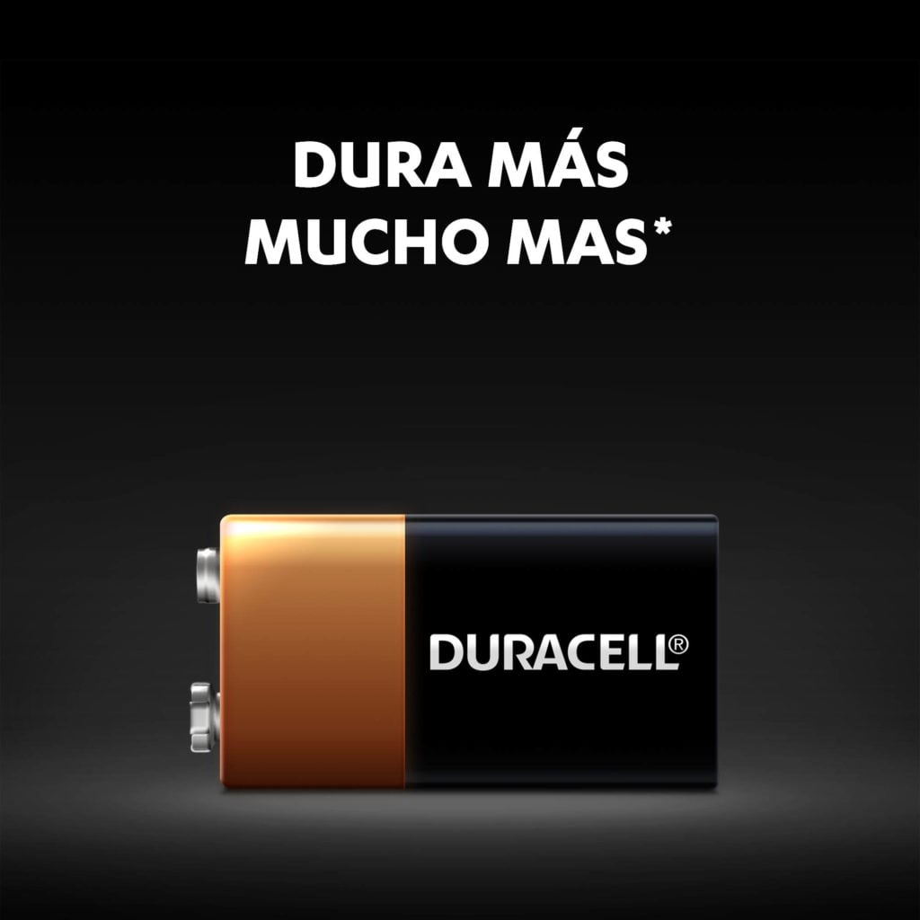 BATERIA DURACELL DE 9V DE LARGA DURACION - 5