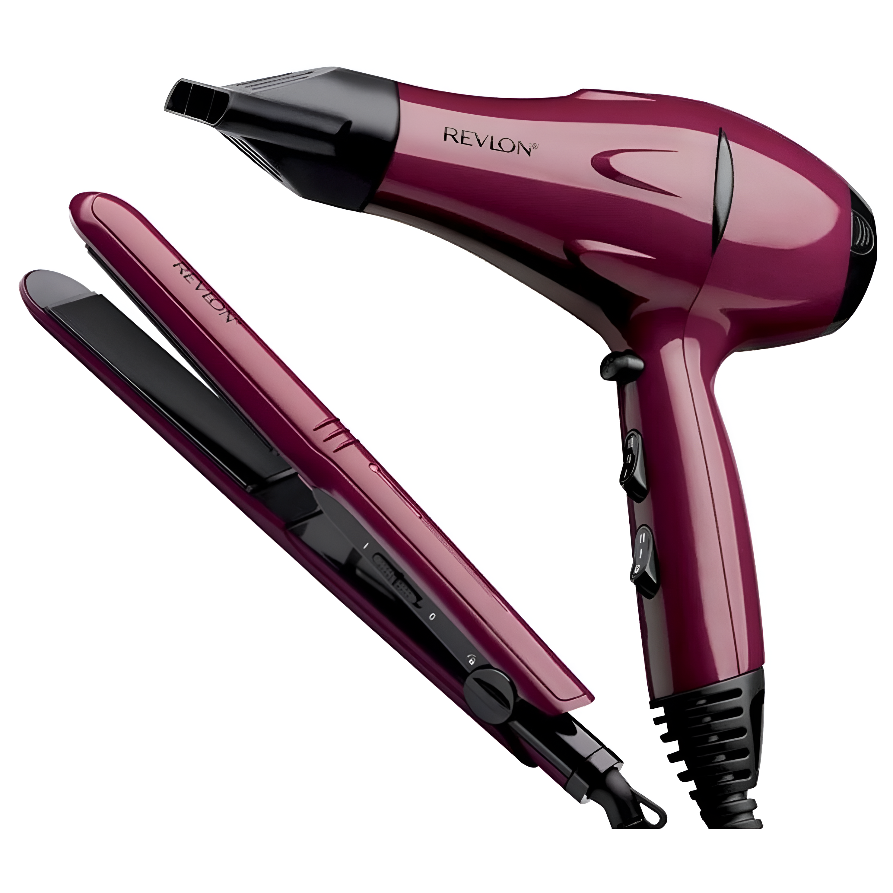 KIT SECADOR DE CABELLO REVLON RVBDR5230LA2 2000 W + ALISADOR PREMIUM PACK CERAMIC - 9