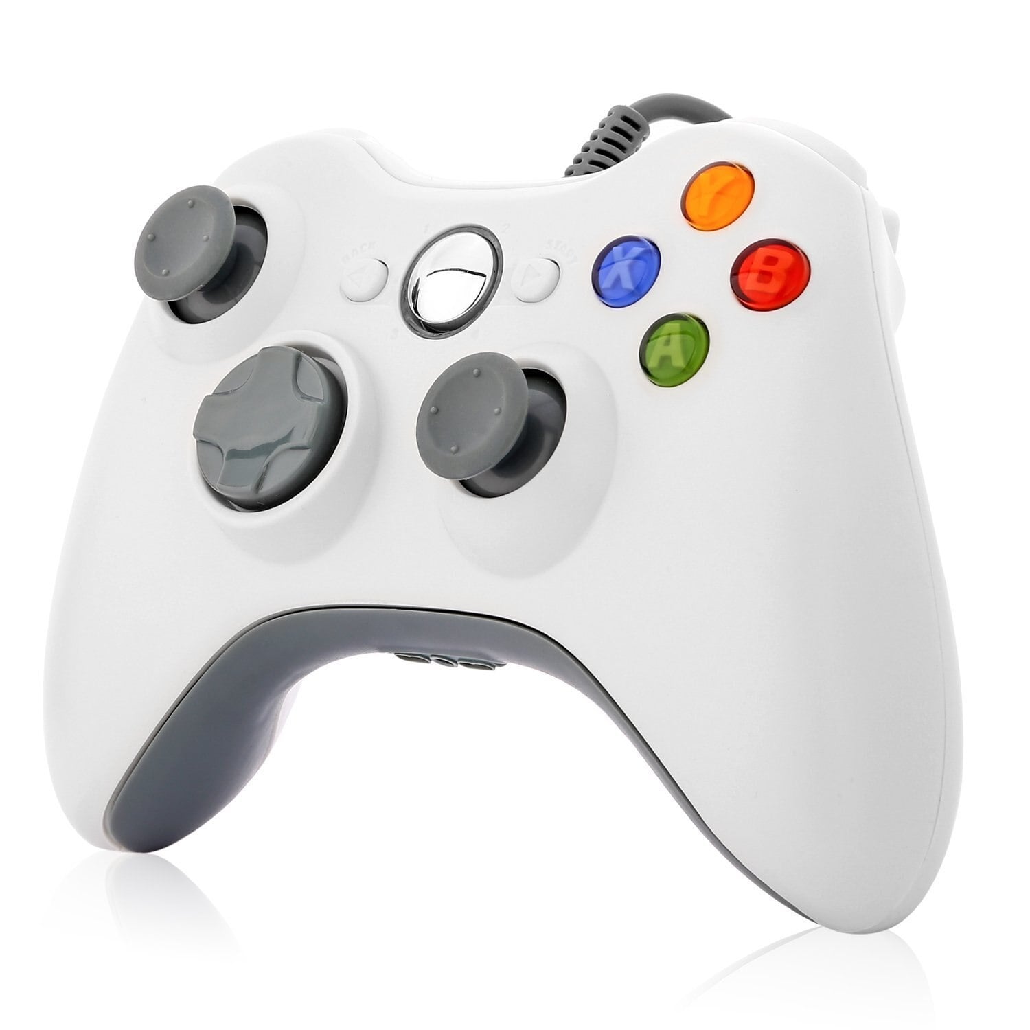 TECNOLAB JOYSTICK XBOX 360 TL454 TECNOLAB USB PARA & PC WIRED EDITION X-360 WHITE
