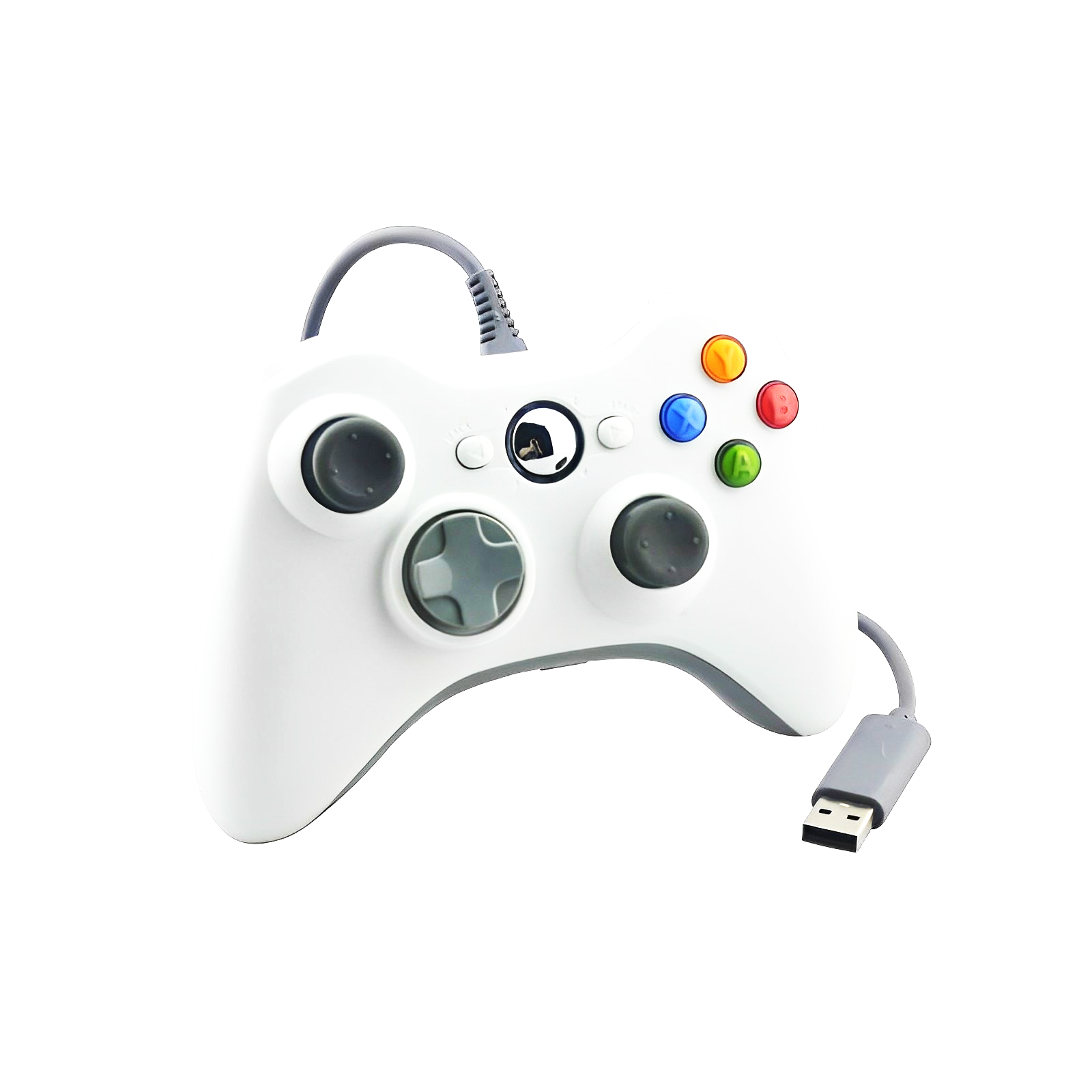 JOYSTICK XBOX 360 TL454 TECNOLAB USB PARA & PC WIRED EDITION X-360 WHITE - 2
