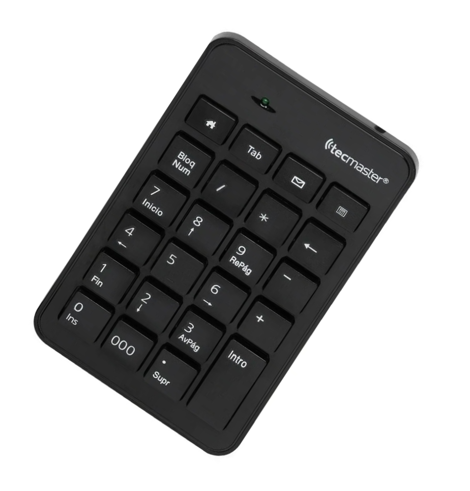 TECLADO TECMASTER TM-100504 NUMÉRICO USB PROFESIONAL TECLAS PLANAS - 3