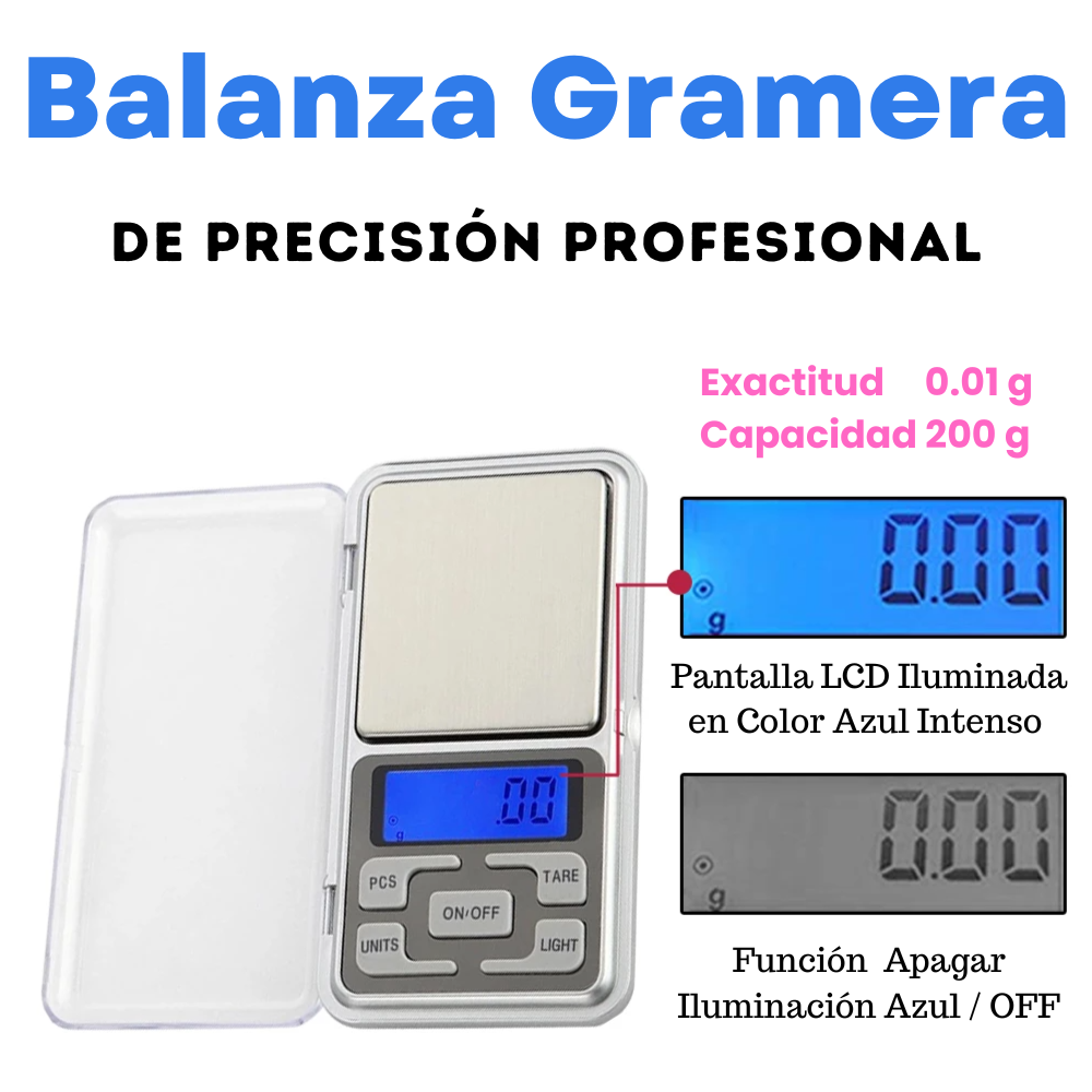 PESA GRAMERA DE ALTA PRECISION 200 GRAMOS WS32S PRO - 8
