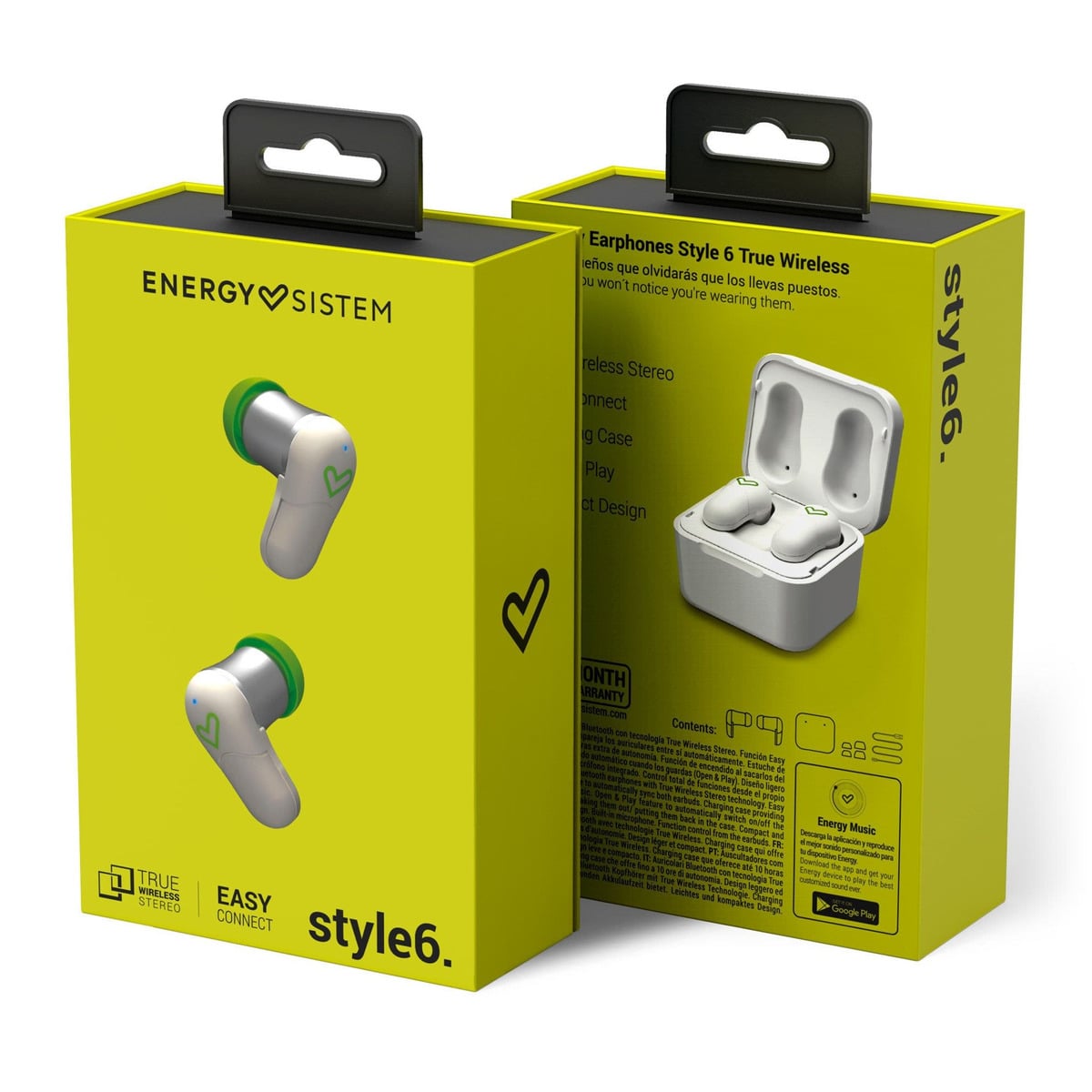 AUDÍFONOS ENERGY SISTEM STYLE 6 447329 BLUETOOTH BLANCO - 5