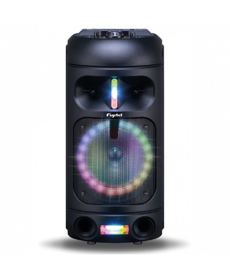 PARLANTE KARAOKE BT RGB CON MICROFONO RECARGABLE FUJITEL 802 - 6