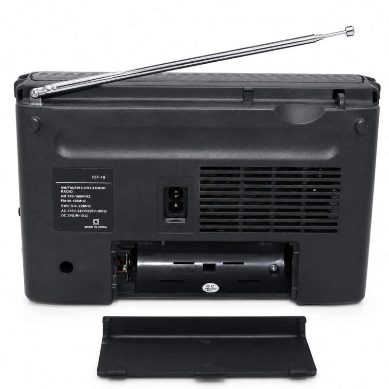 RADIO PHILCO 18R AM / FM MULTIBANDAS RECARGABLE A PILAS Y CORRIENTE - 3
