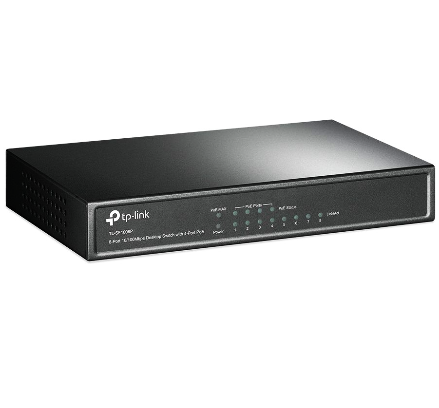 SWITCH TP-LINK TL-SF1008P 4 PUERTOS POE + 4 PUERTOS ESTANDAR - 2
