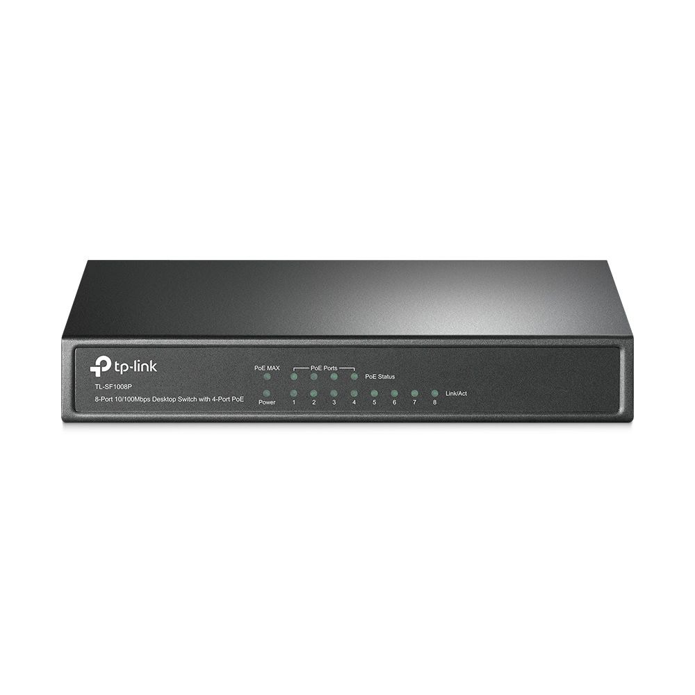 SWITCH TP-LINK TL-SF1008P 4 PUERTOS POE + 4 PUERTOS ESTANDAR - 6