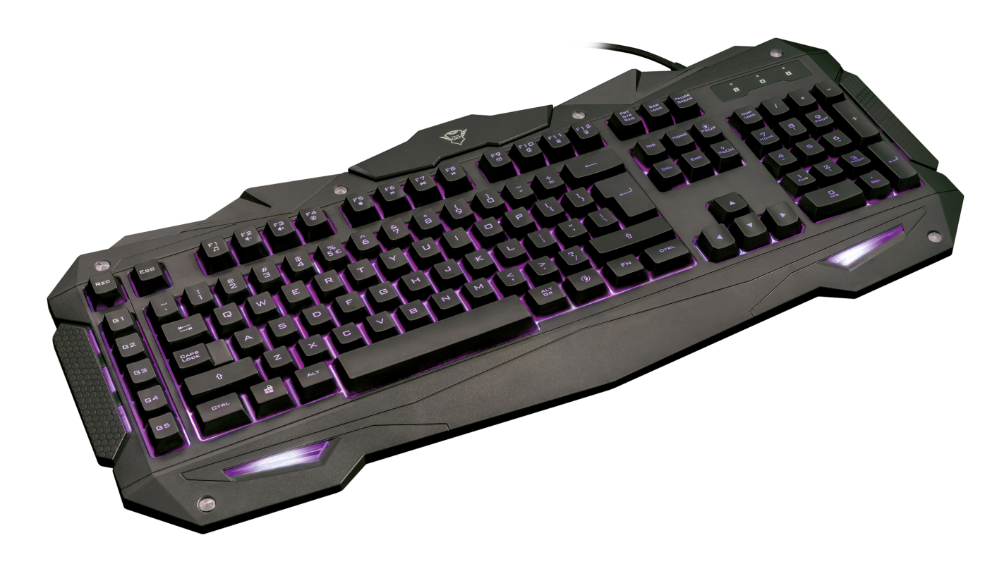 TECLADO GAMER UNIVERSAL TRUST GXT 840 MYRA ANTI-GHOSTING MULTIPLATAFORMAS - 5