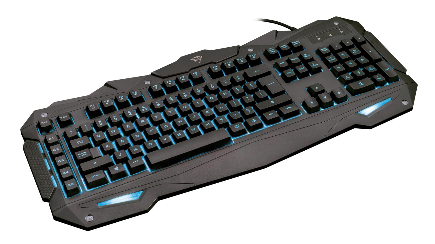 TECLADO GAMER UNIVERSAL TRUST GXT 840 MYRA ANTI-GHOSTING MULTIPLATAFORMAS - 6