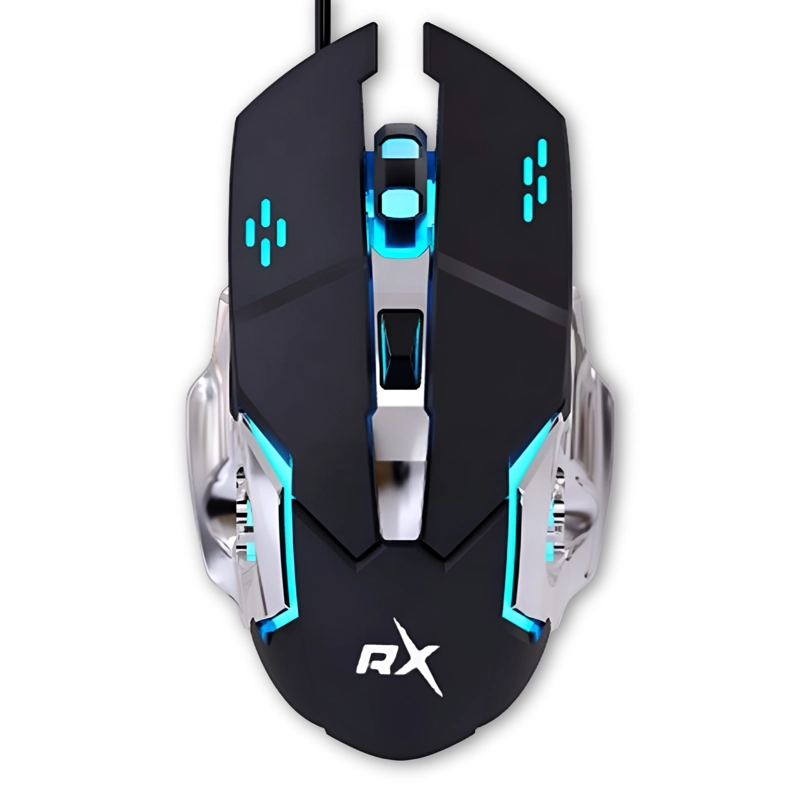 MOUSE REPTILEX GAMER 5 BOTONES RETROILUMINADO RX0005 3200DPI - 4
