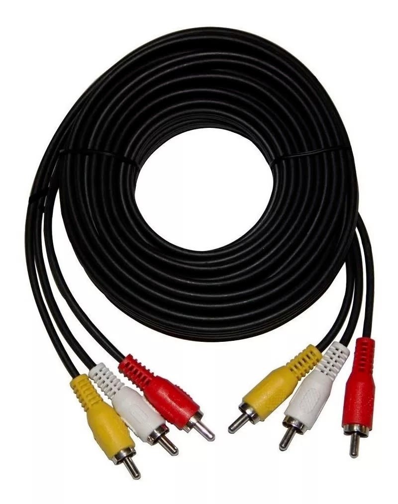 CABLE ALÁMBRICO DBLUE AUDIO 3X3 3RCA A 3RCA 1.8 MT DBCAV03 - 4