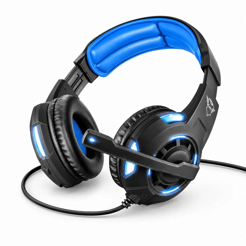 AUDÍFONOS TRUST GXT 350 USB RADIUS SONIDO ENVOLVENTE 7.1 LED - 2