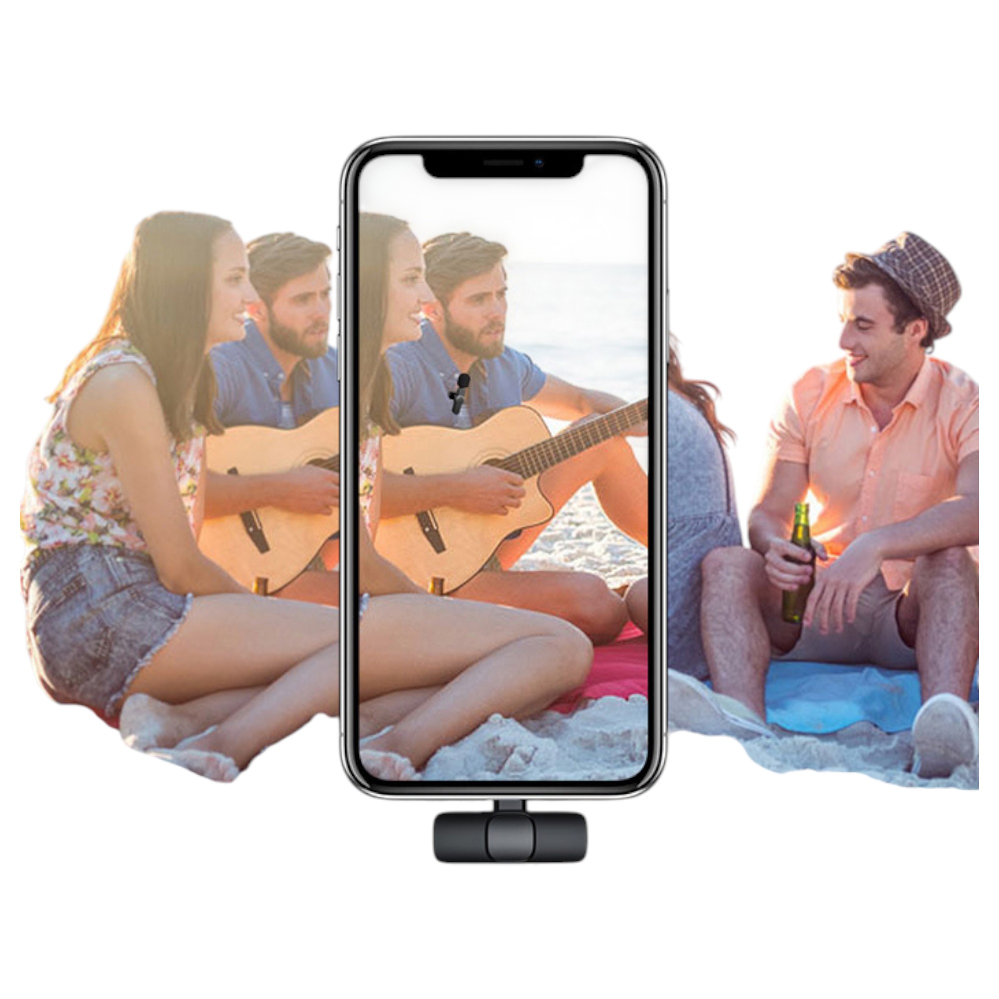MICRÓFONO TECMASTER TM-300518 INALAMBRICO HIFI SMARTPHONE ANDROID & IPHONE - 5