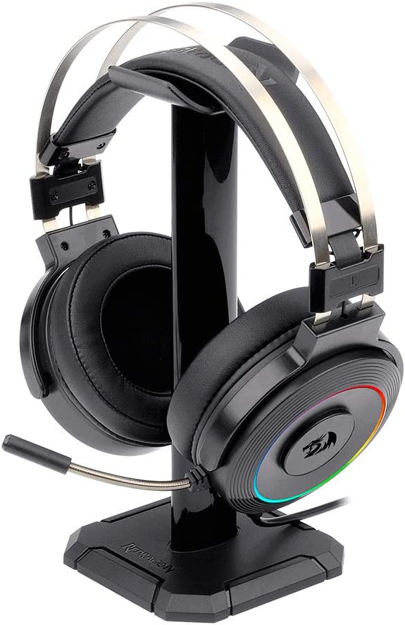 AUDÍFONOS REDRAGON H320BLACK USB LAMIA AUDIO 7.1 INCLUYE SOPORTE - 2