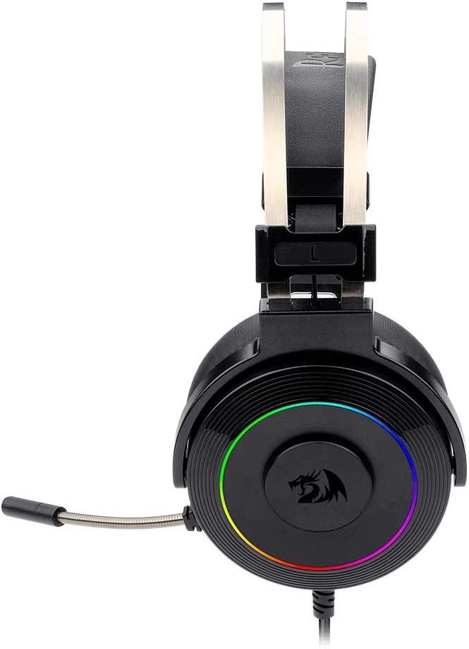 AUDÍFONOS REDRAGON H320BLACK USB LAMIA AUDIO 7.1 INCLUYE SOPORTE - 4