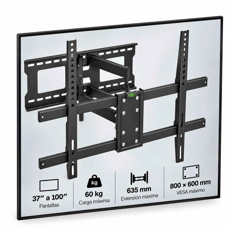 SOPORTE TV PHILCO PROFESIONAL BRAZO ACERO REFORZADO 70" MAX - 3