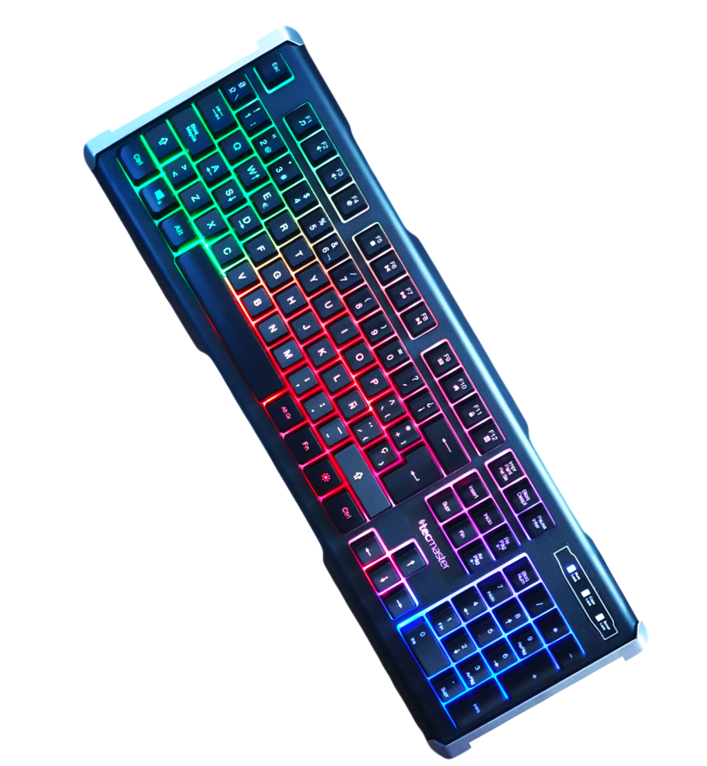 TECLADO GAMER UNIVERSAL TECMASTER LK100D RGB PC/ PS5/ PS4/ XBOX - 3