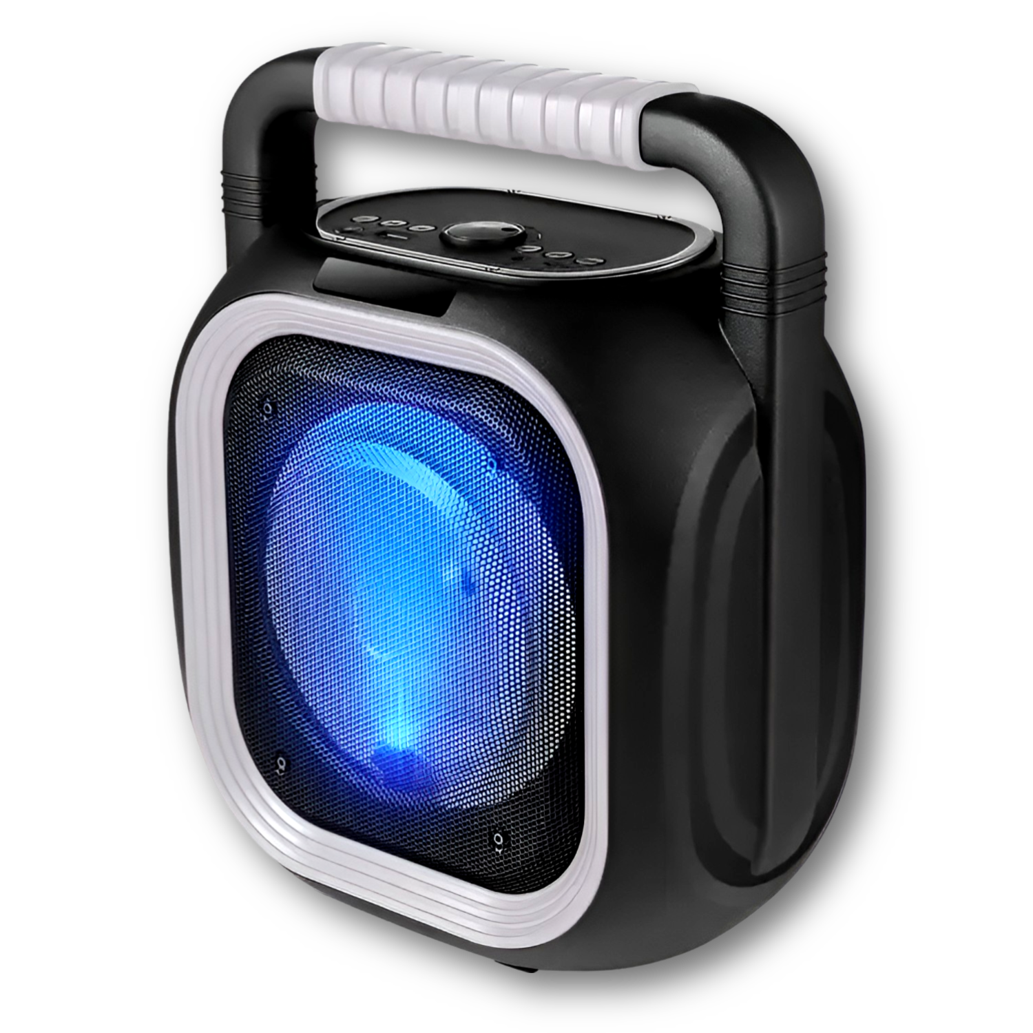 PARLANTE BLUETOOTH PHILCO KARAOKE RGB + MICROFONO + RADIO FM 765GR - 2