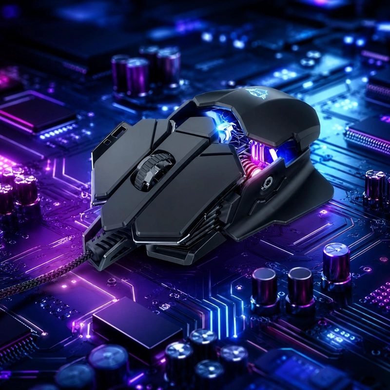 MOUSE TRUST GAMER GXT 138 X-RAY FULL RGB 10 BOTONES - 5