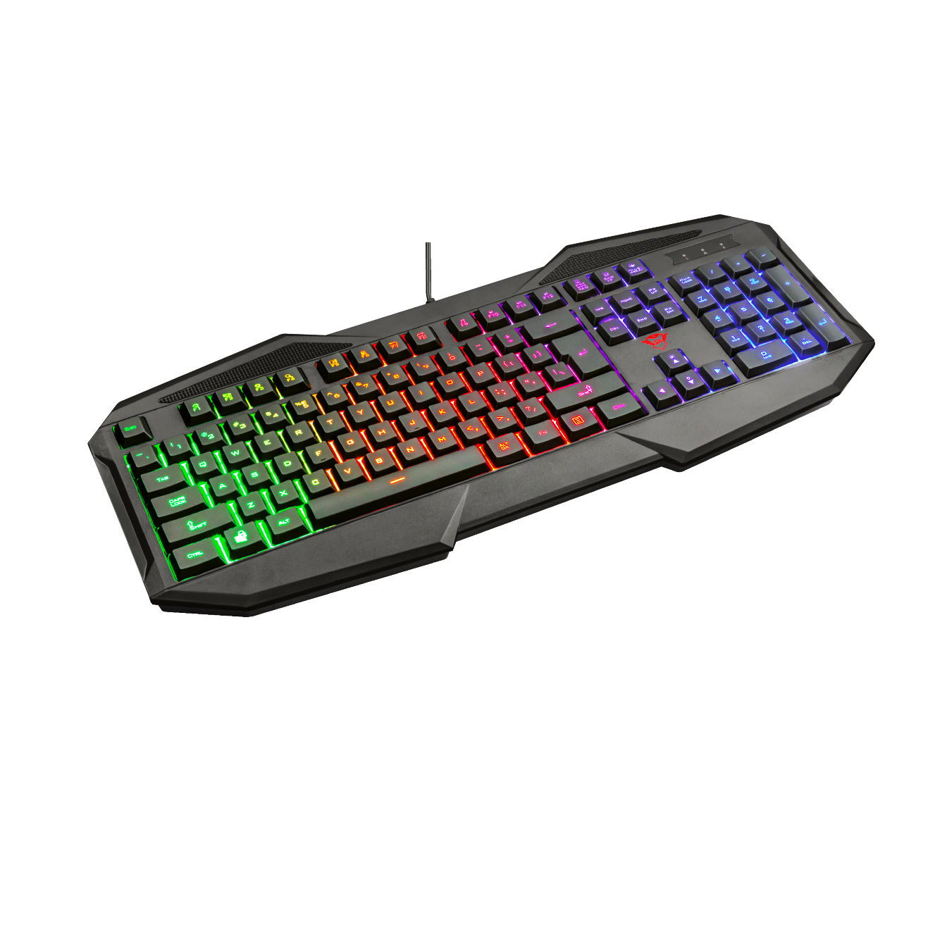TECLADO UNIVERSAL TRUST GAMING GXT 830-RW RGB MULTIMEDIA ANTI-GHOSTING - 1