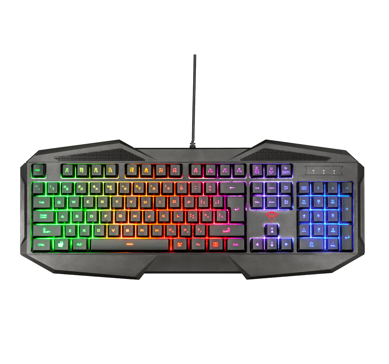 TECLADO UNIVERSAL TRUST GAMING GXT 830-RW RGB MULTIMEDIA ANTI-GHOSTING - 2