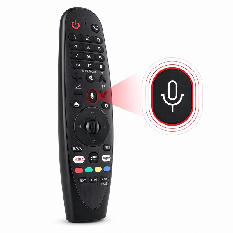 CONTROL REMOTO TECNOLAB LG SMART TV MAGIC CON MICRÓFONO TL-365 - 2